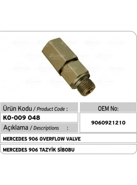 9060921210 Mercedes 906 Перепускной клапан